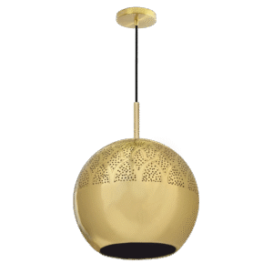 Nur Brass Pendant Light – Filigree Design
