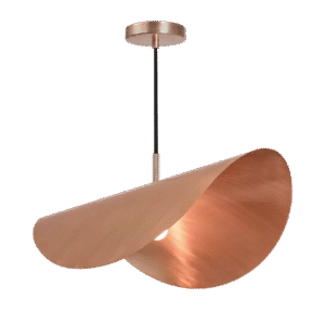Moja Wave Pendant Light – Copper Curve